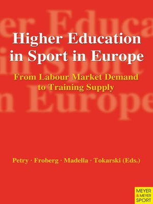 cover image of Higher Education In Sport In Europe